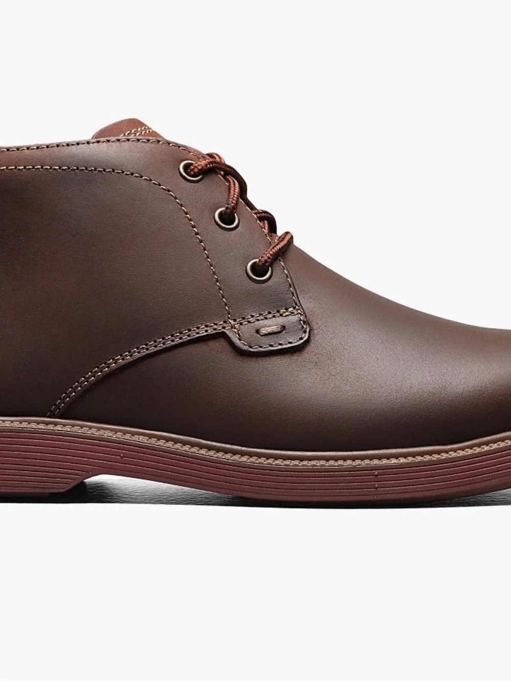 Florsheim Brown Leather Boys Chukka Boot